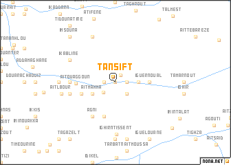 map of Tansift