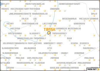 map of Tańsk