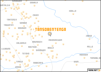 map of Tansobentenga