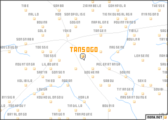 map of Tansogo