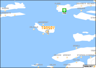 map of Tansøy