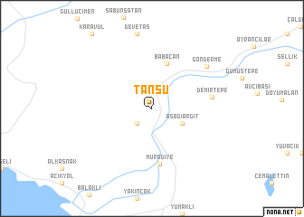 map of Tansu