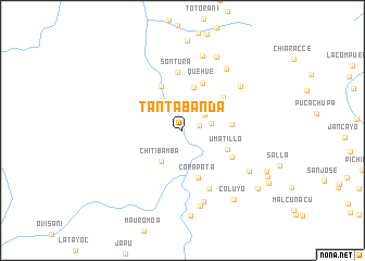map of Tantabanda
