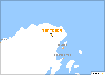 map of Tantagas