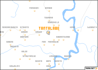 map of Tantalabé