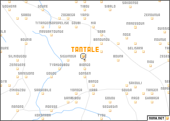 map of Tantalé