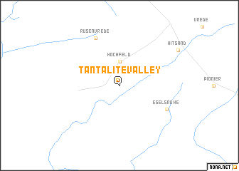 map of Tantalite Valley