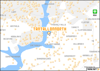 map of Tantallon North