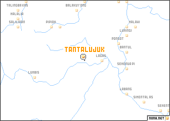 map of Tantalujuk