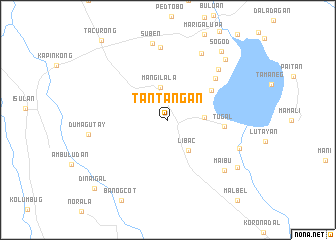 map of Tantangan