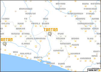 map of Tantan