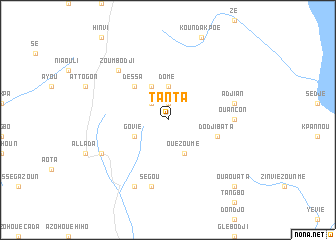 map of Tanta