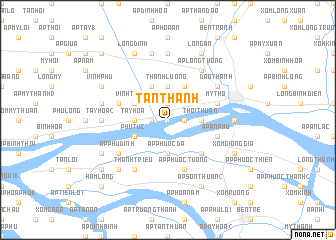 map of Tân Thạnh