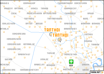 map of Tân Thới