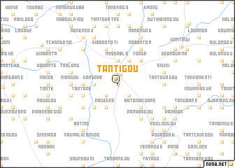 map of Tantigou