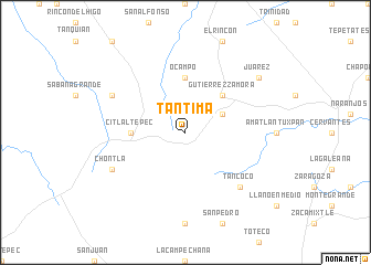 map of Tantima