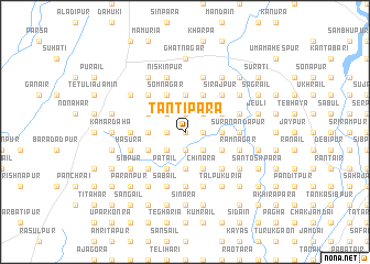 map of Tāntipāra