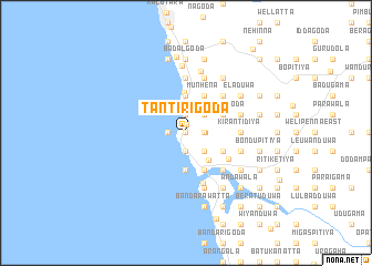 map of Tantirigoda