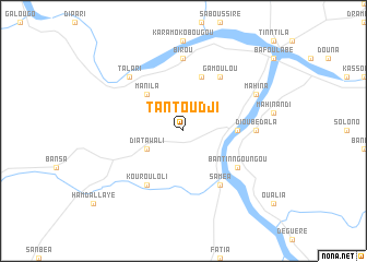 map of Tantoudji