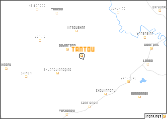 map of Tantou