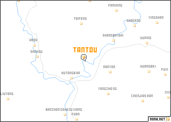 map of Tantou