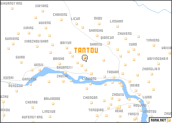 map of Tantou