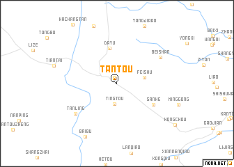 map of Tantou