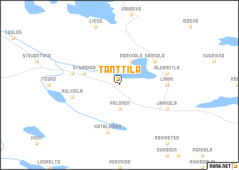 map of Tanttila