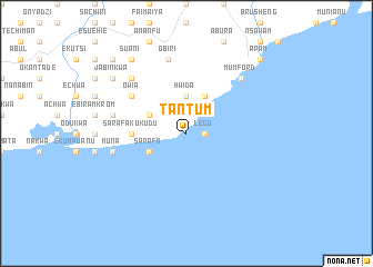 map of Tantum