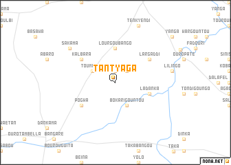 map of Tantyaga