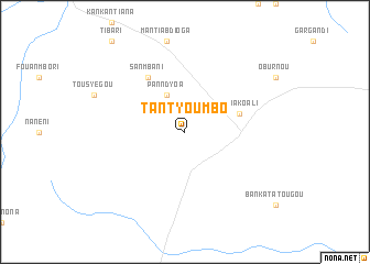 map of Tantyoumbo