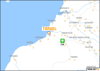 map of Tanuel