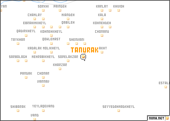 map of Tanūrak