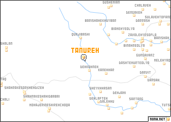 map of Tanūreh