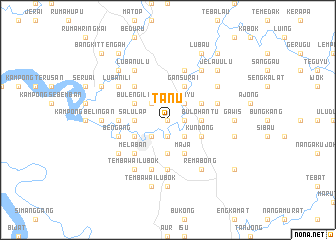 map of Tanu