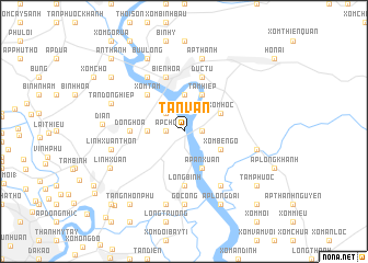 map of Tân Vạn