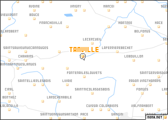 map of Tanville