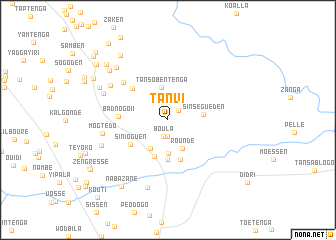 map of Tanvi