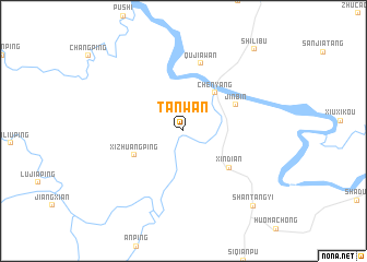map of Tanwan