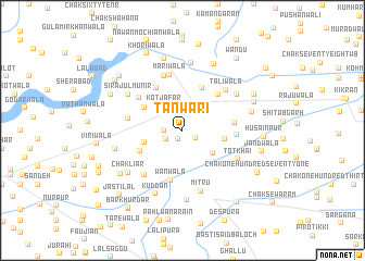 map of Tānwari