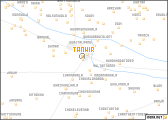 map of Tānwir