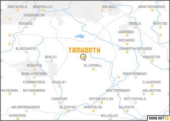 map of Tanworth