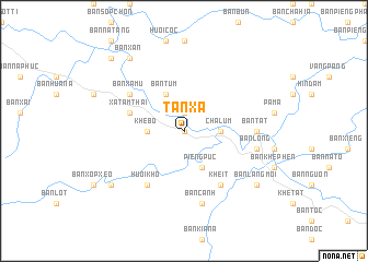 map of Tan Xá