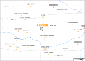 map of Tanxia