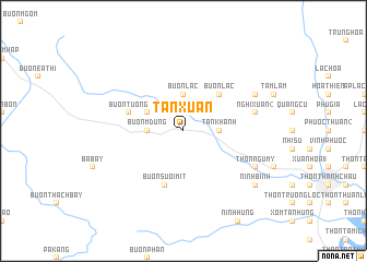 map of Tân Xuân