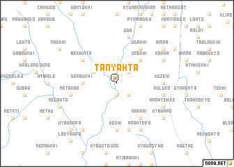 map of Tanyahta