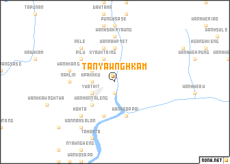 map of Ta Nyawnghkam
