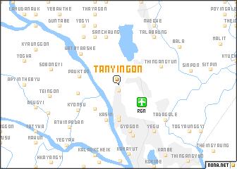 map of Tanyingon