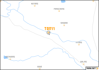 map of Tanyi