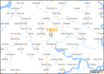 map of Tanyi